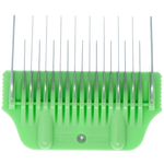 13mm Green Wide Glide Skip Tooth Comb Attachment by PetStore.Direct