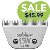 #15W Clipper Blade 1.0 mm by Heiniger