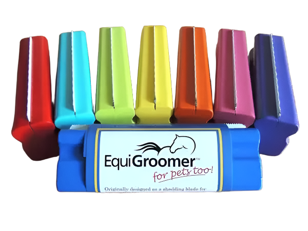 5-Inch Deshedding Tool Royal Blue by EquiGroomer