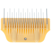 6mm Yellow Wide Glide Skip Tooth Comb Attachment by PetStore.Direct