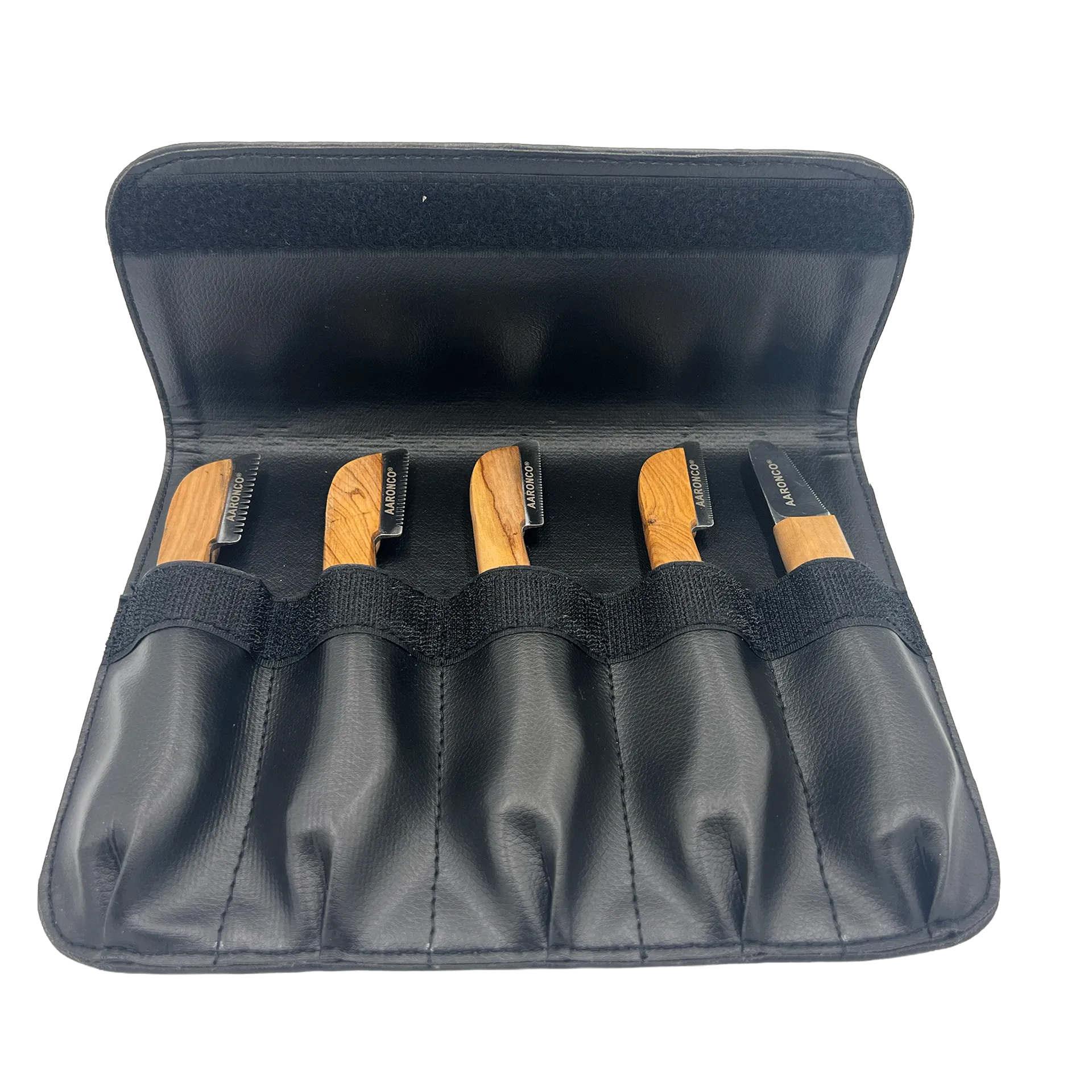 Set of 5 Left Handed Stripping Knife 723L by Aaronco