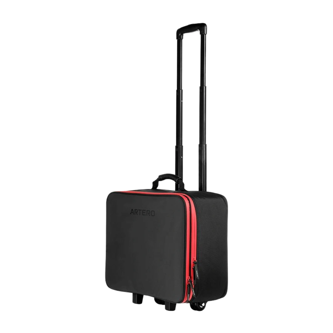 Pandora Suitcase Black & Red by Artero