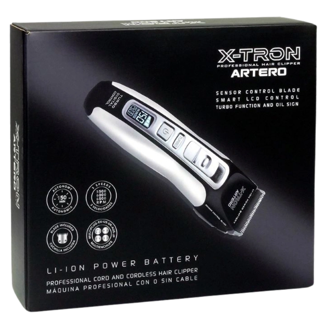 Cordless Clipper X-Tron with Free Oil Fresh by Artero
