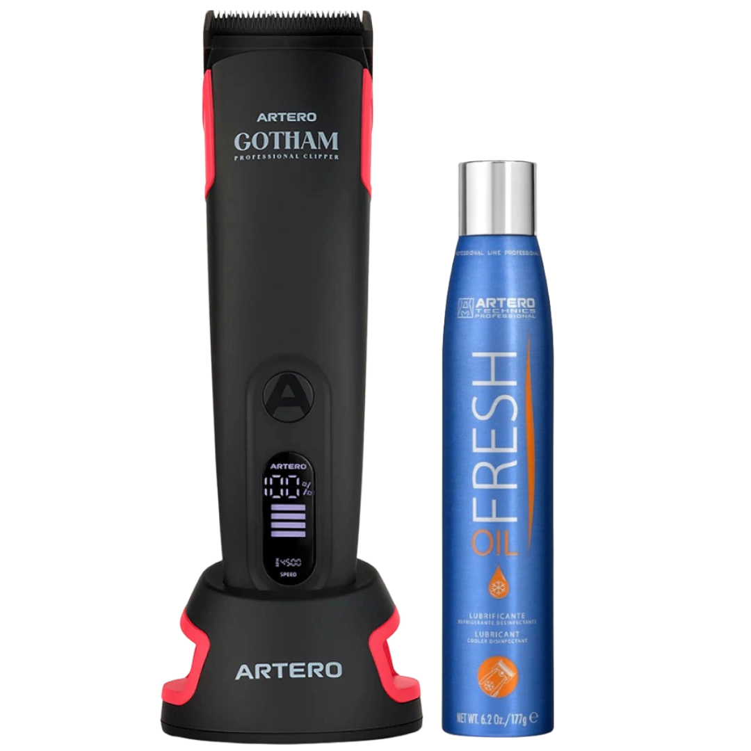 Gotham Clipper Black with Free Oil Fresh by Artero