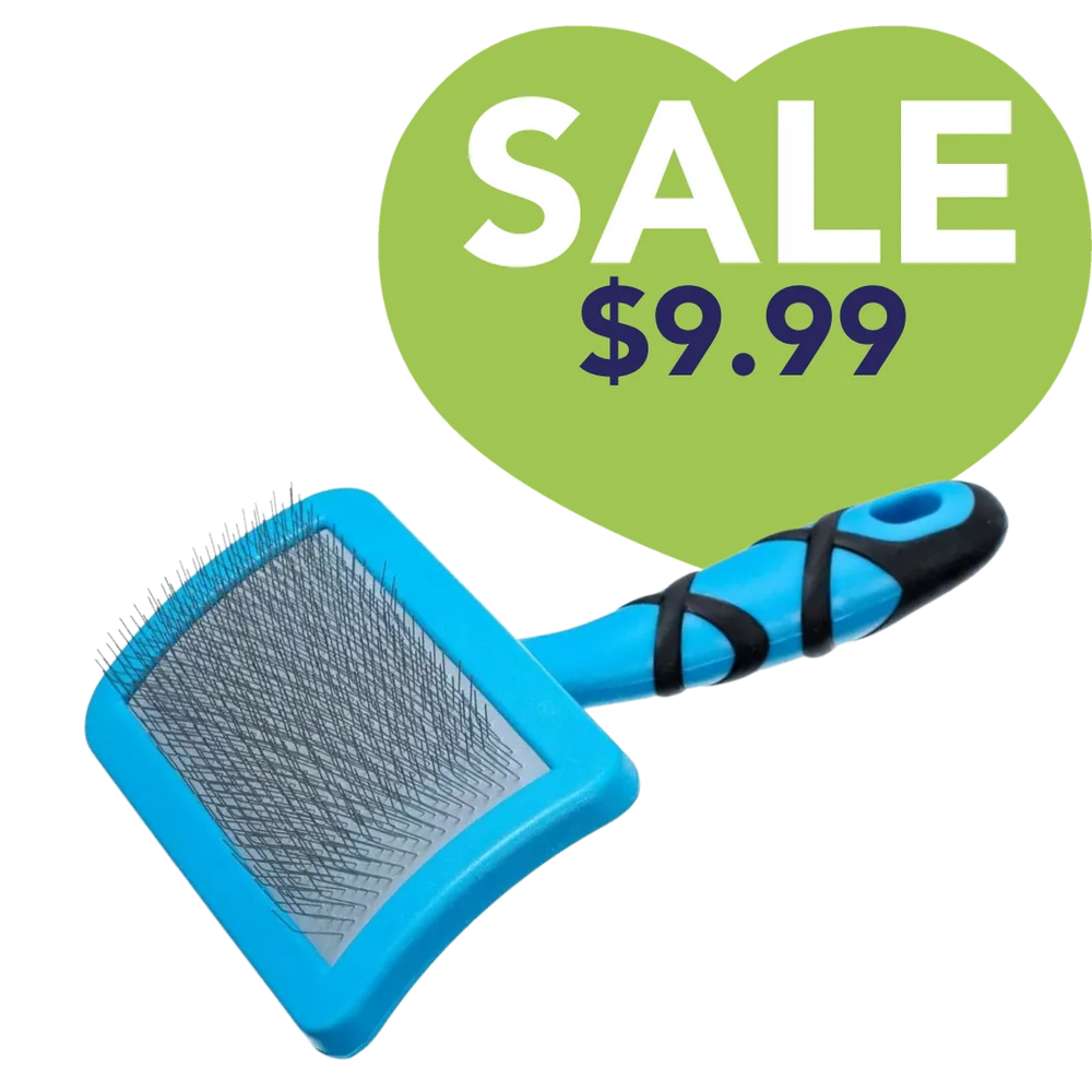 Groom Professional Curved Soft Slicker Brush Medium
