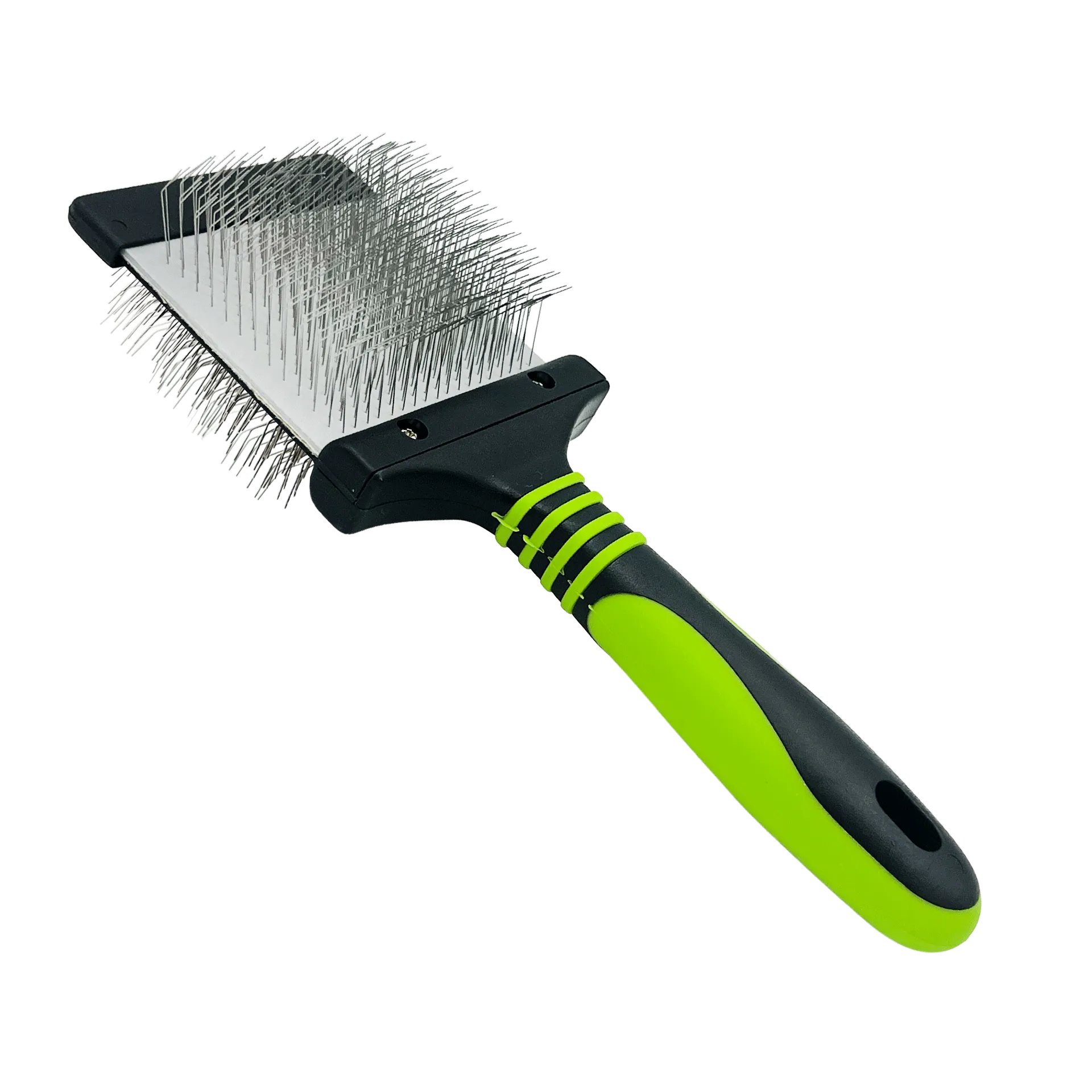 Finishing Soft Green Slicker Brush by Dog Fashion Spa