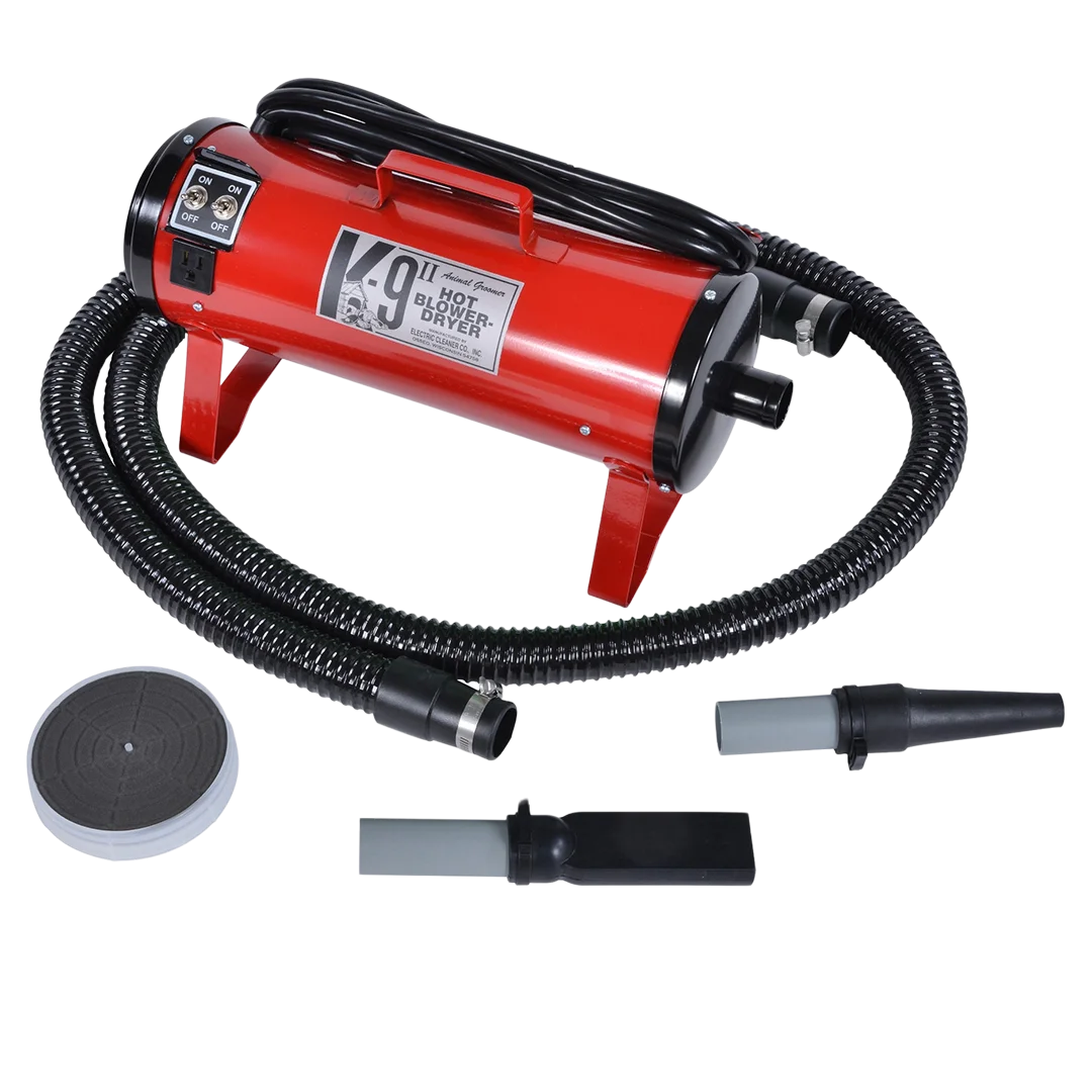 K9 II Dog Dryer Two-Speed with Free Water Peeler Attachment by Electric Cleaner