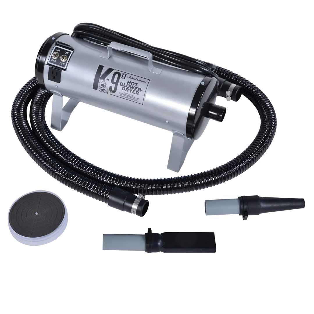 K9 II Dog Dryer Two-Speed with Free Water Peeler Attachment by Electric Cleaner