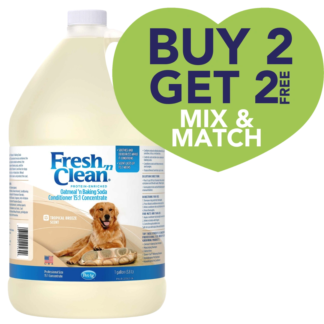 Oatmeal ’n Baking Soda Conditioner Tropical Breeze Scent 15:1 Concentrate Gallon by Fresh 'n Clean