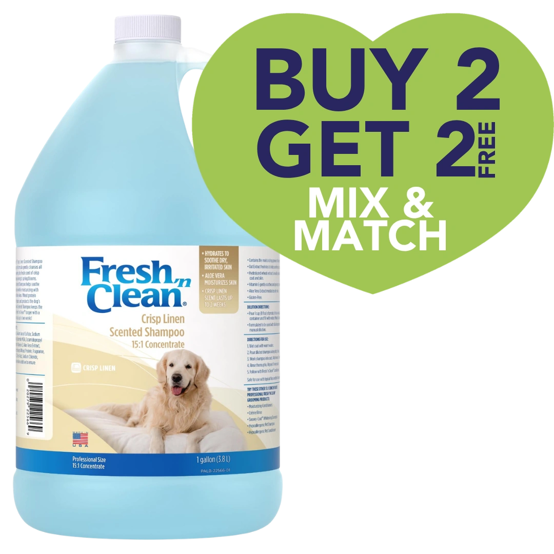 Scented Shampoo Crisp Linen Scent 15:1 Concentrate Gallon by Fresh 'n Clean