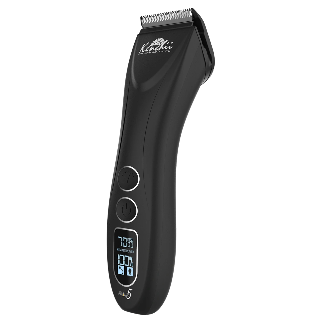 Flash5 Matte Black 5-in-1 Cordless Clipper by Kenchii