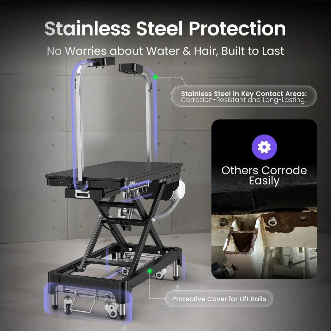 jirpet-atlas-electric-grooming-table-with-adjustable-height-led-arm