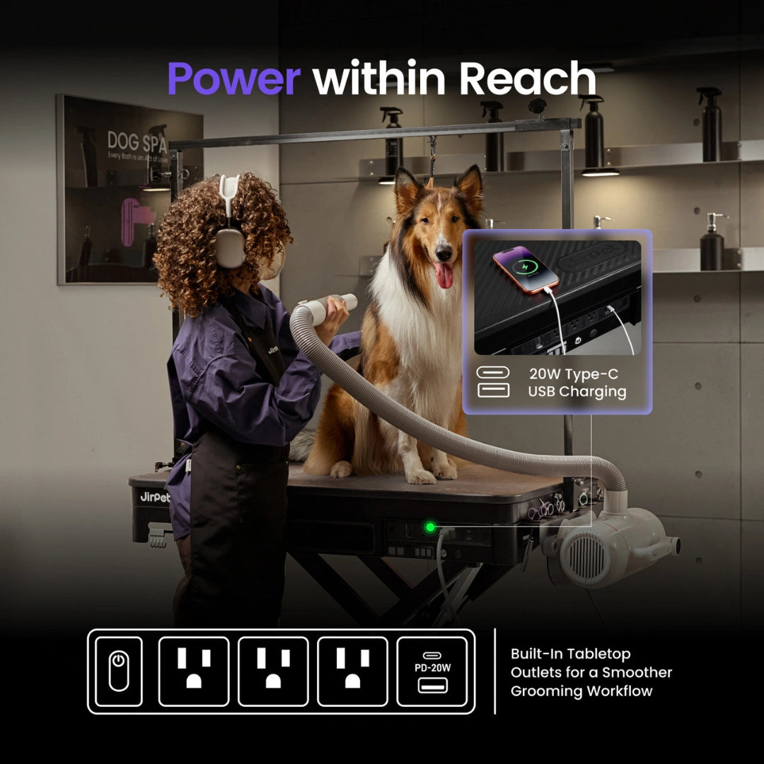 Hilo Electric Grooming Table by Jirpet