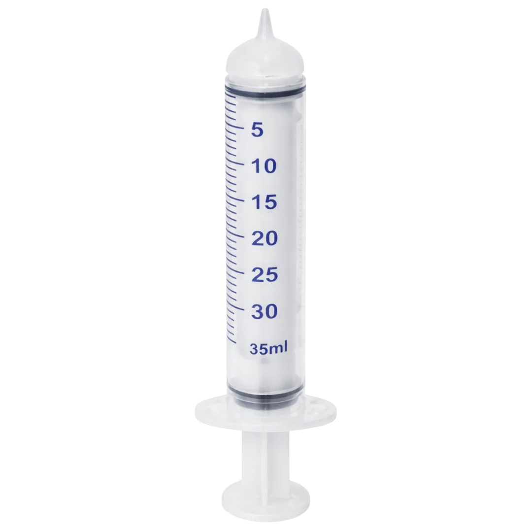 Extra Small Threaded Syringe Feeding Nipples, 10ml (5-Pack) by Puppywarmer
