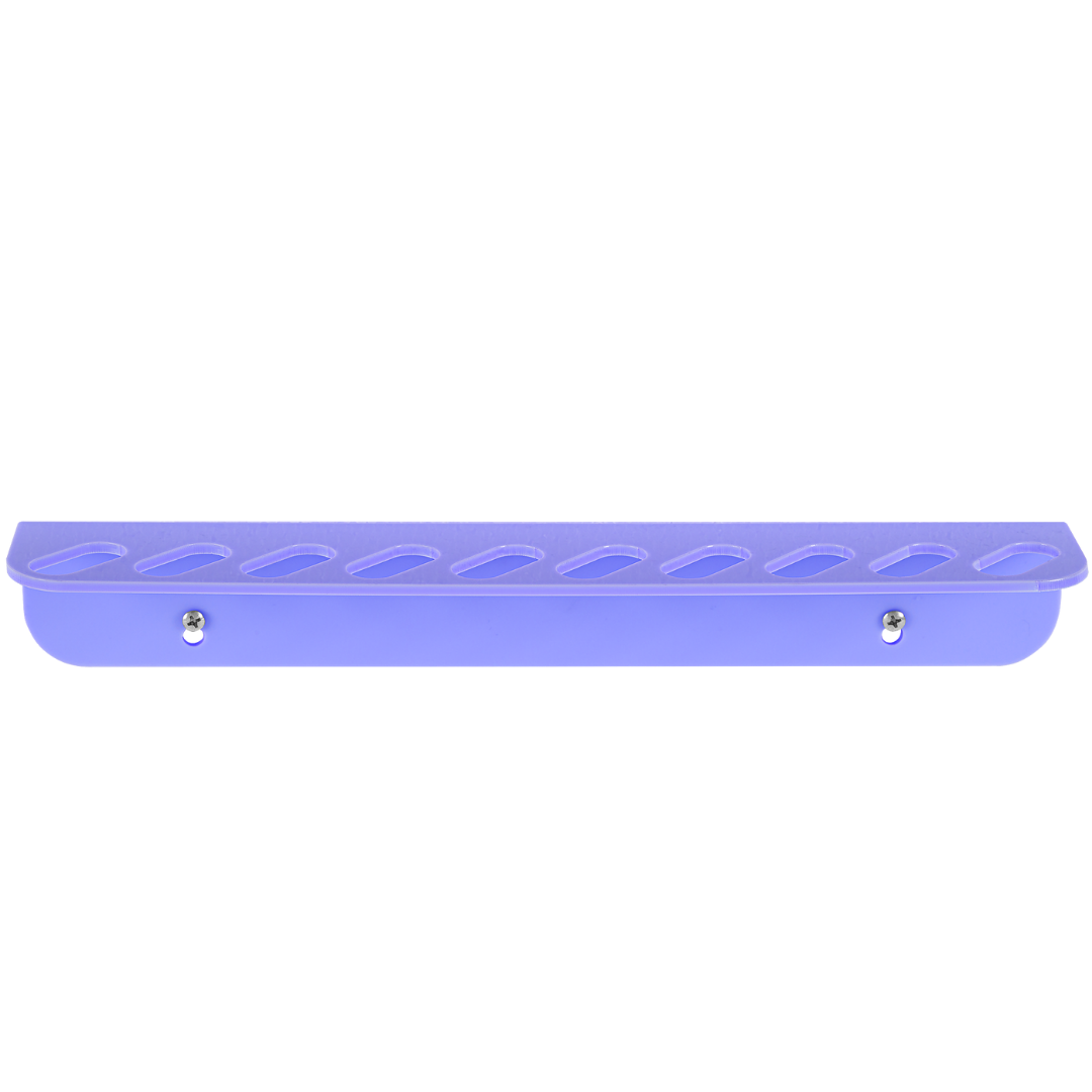 Acrylic 10 Scissor Holder Wall Mount Lavender by PetStore.Direct