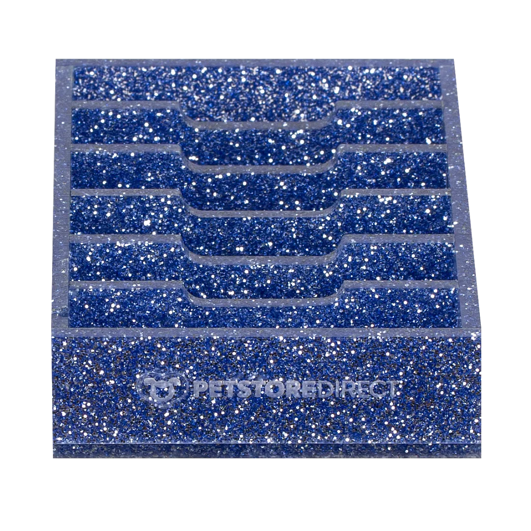 mini-wide-6-blade-holder-sparkle-indigo-by-petstore-direct