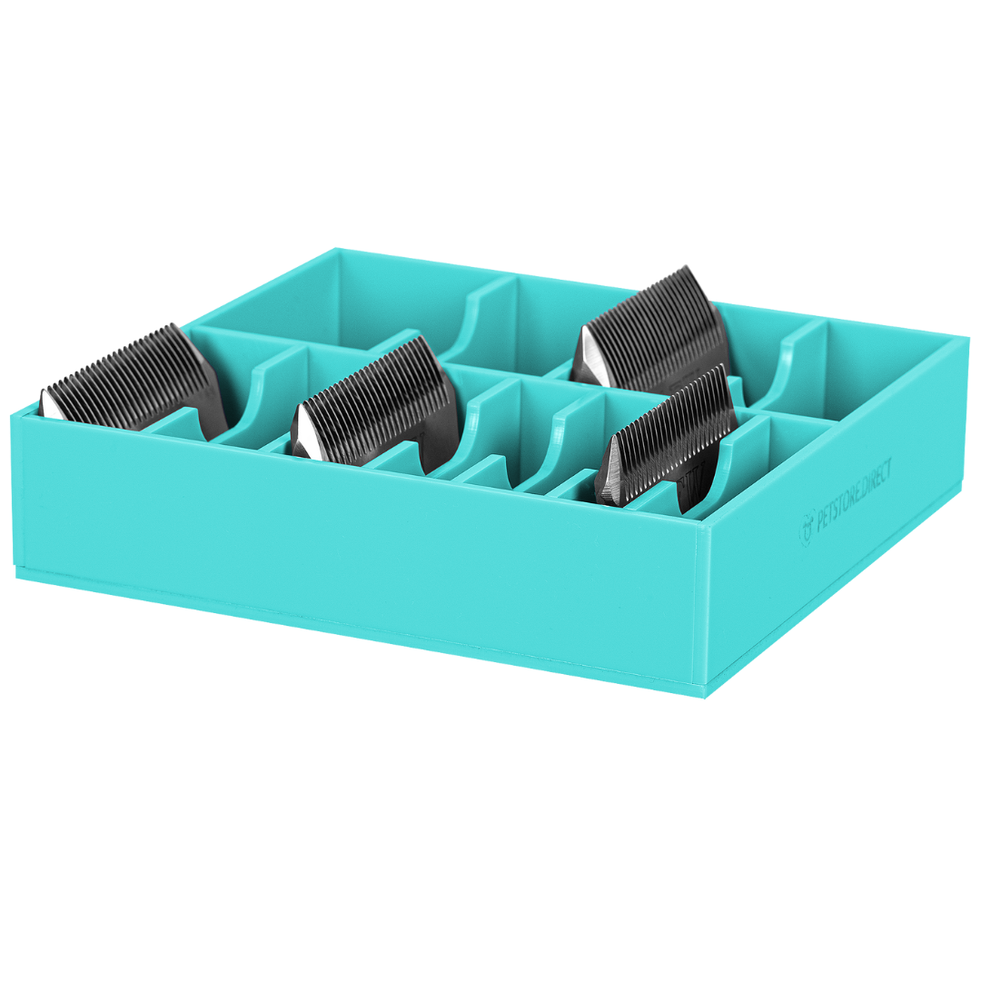 Wide Blades/Combs Guard Holder 11 Aqua by PetStore.Direct