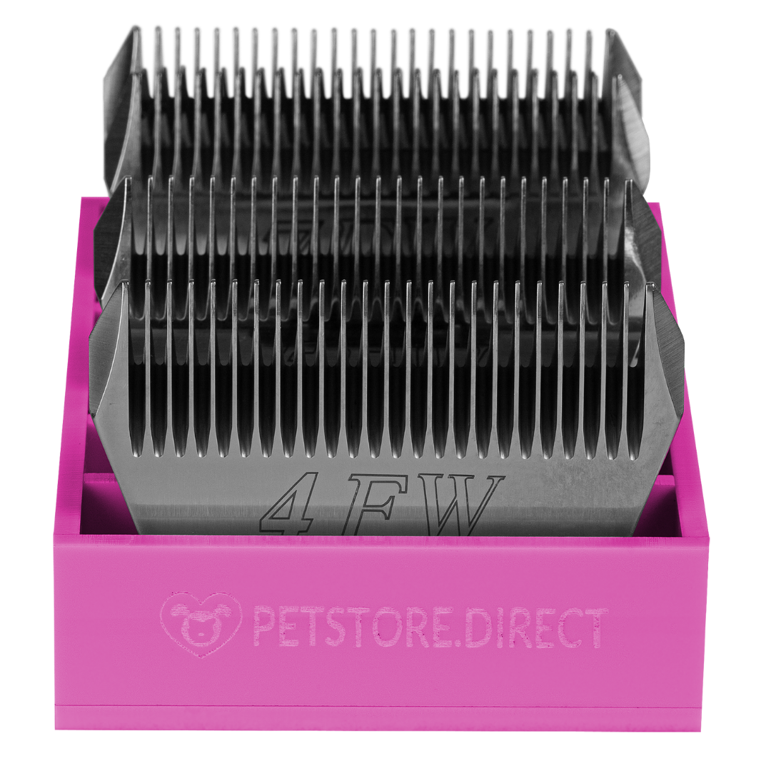 Mini Wide 6 Blade Holder Hot Pink by PetStore.Direct