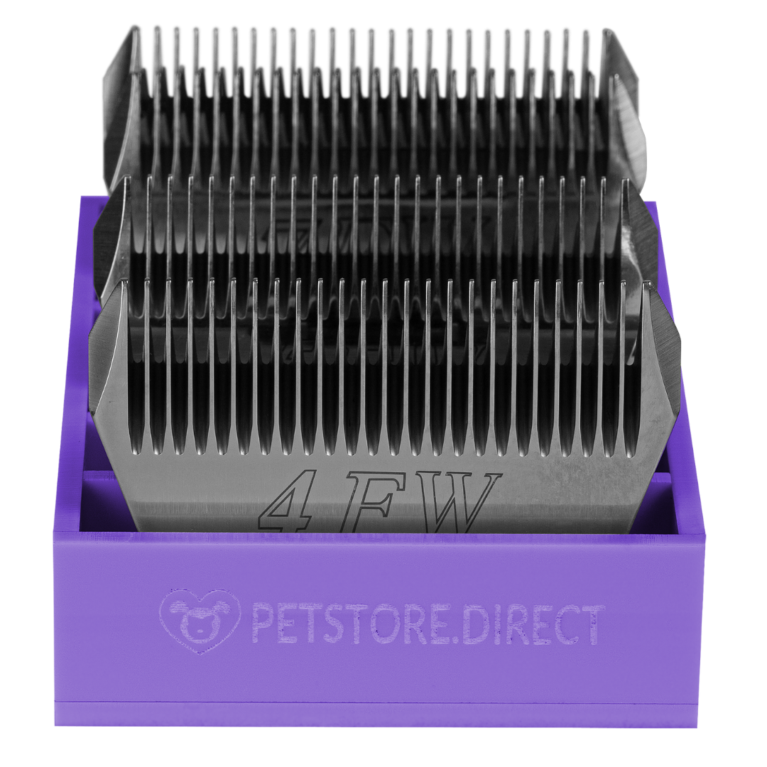 Mini Wide 6 Blade Holder Lavender by PetStore.Direct
