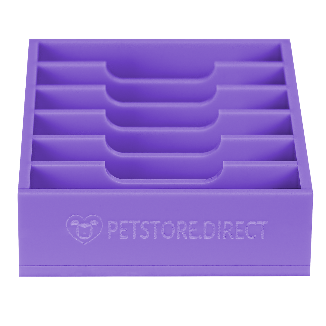 Mini Wide 6 Blade Holder Lavender by PetStore.Direct