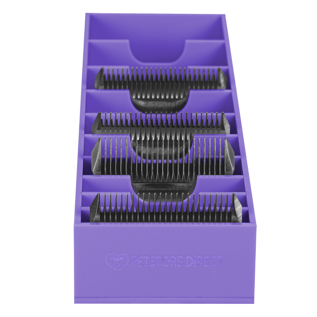 Wide 10 Blades/Combs Guard Holder Lavender by PetStore.Direct