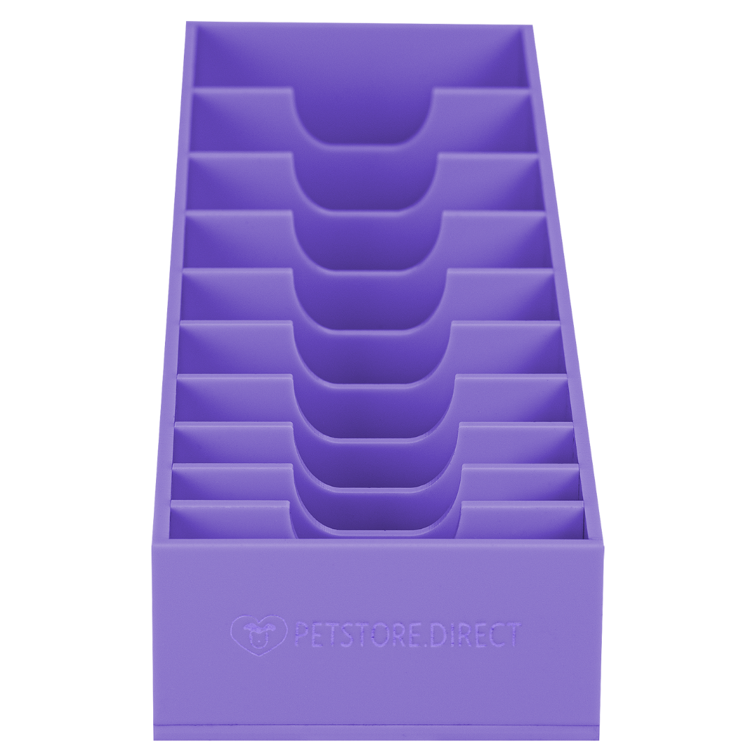 Wide 10 Blades/Combs Guard Holder Lavender by PetStore.Direct