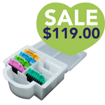 5pc Wide Glide Skip Tooth Comb Attachment Set With Storage Case by PetStore.Direct