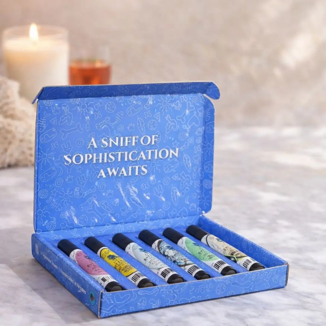 Sniff Collection Kit of 6 Premium Dog Cologne 10ml by Eau Du Bitches