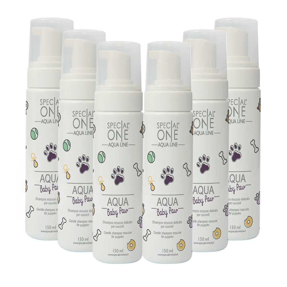 Aqua Baby Paw Foaming Shampoo box of 6 150 ml by Special One
