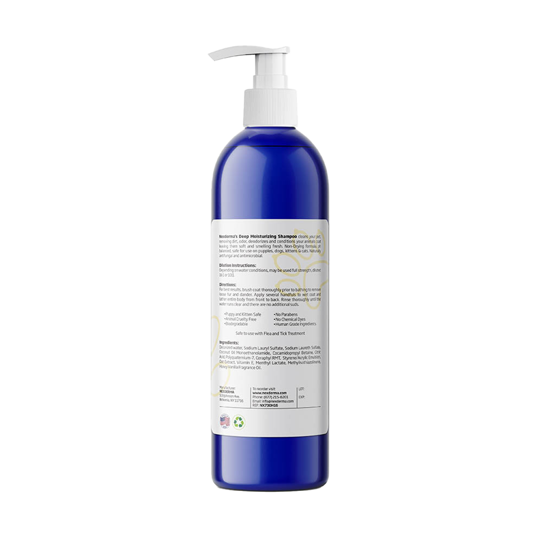 Vanilla Deep Moisturizing Shampoo 16oz by Nexderma