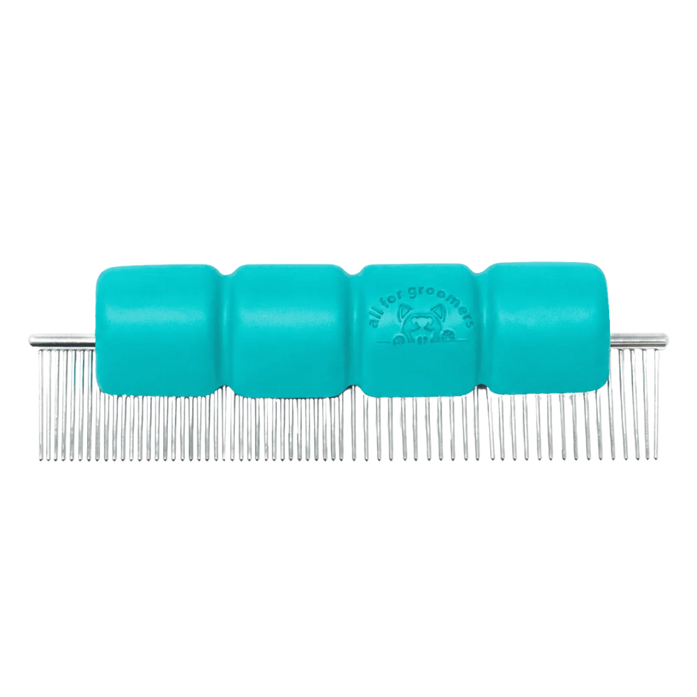 all-for-groomers-hand-saver-comb-holder-teal