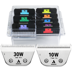 8pc Wide Comb Attachment With #30W XFine and #10W Fine CeramicEdge Blade by Andis