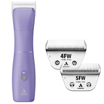 Emerge Purple Clipper with 4FW and 5FW Blades by Andis