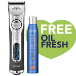 Spektra Cordless Digital Clipper with Free Oil Fresh by Artero