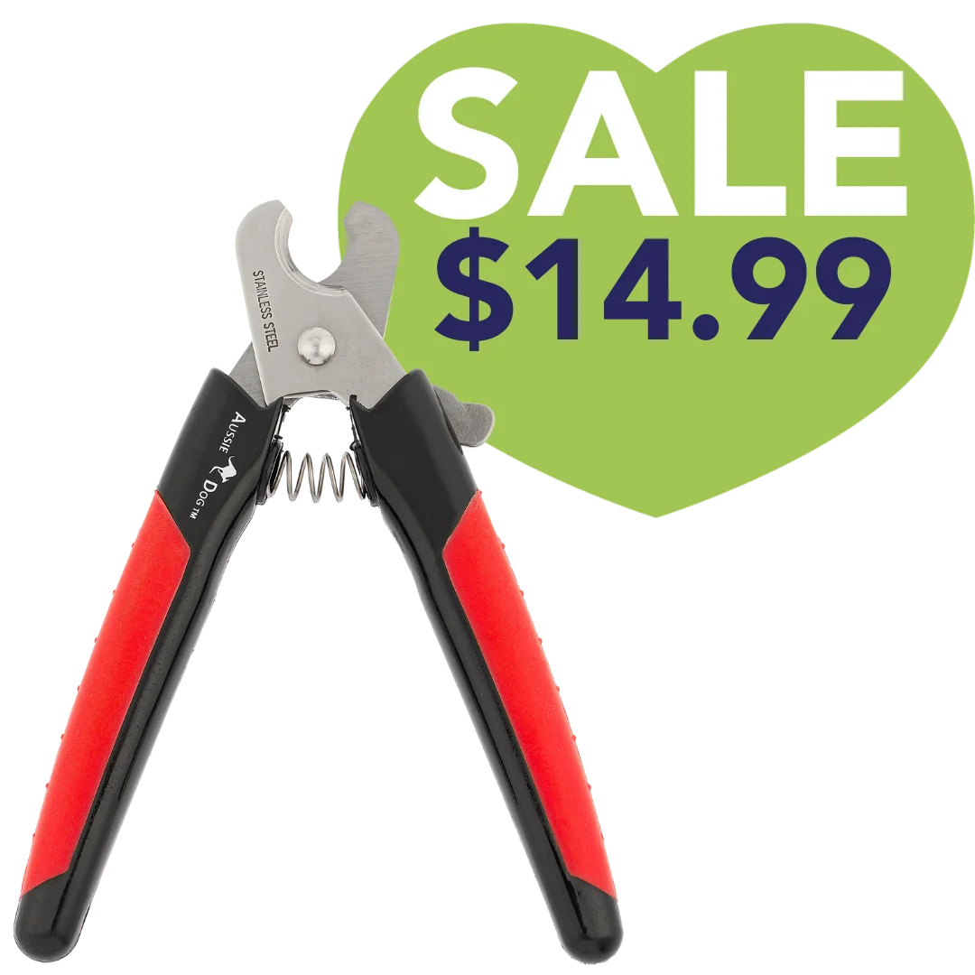Nail Trimmer Black and Red by Aussie Dog