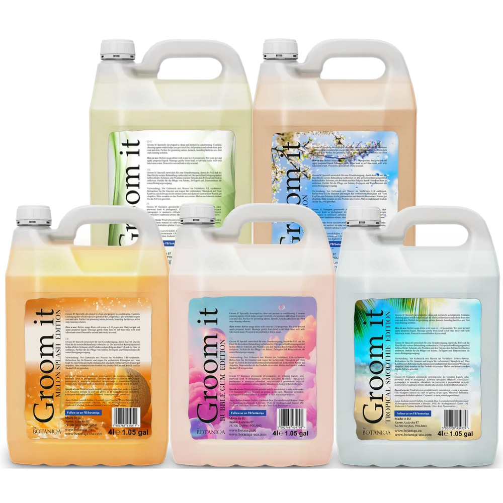 Groom It Set of 5 Gallons by Botaniqa