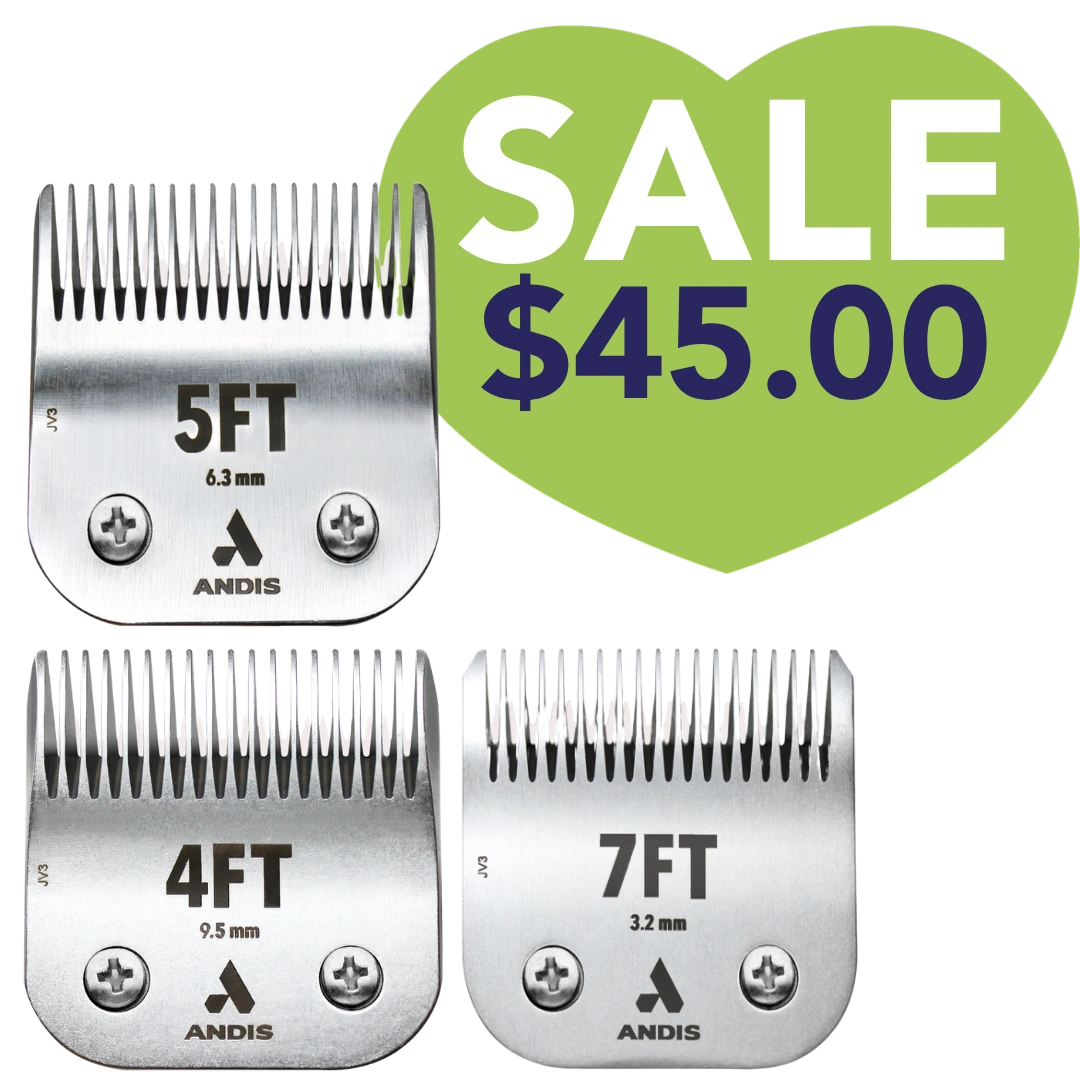 CeramicEdge Fine-Tooth Blade Set of 3 by Andis