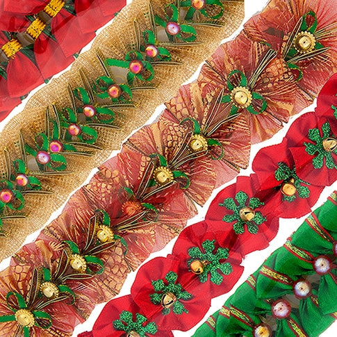 50 Christmas Color Bows Surprise  Design and Size by Cecilia Bows