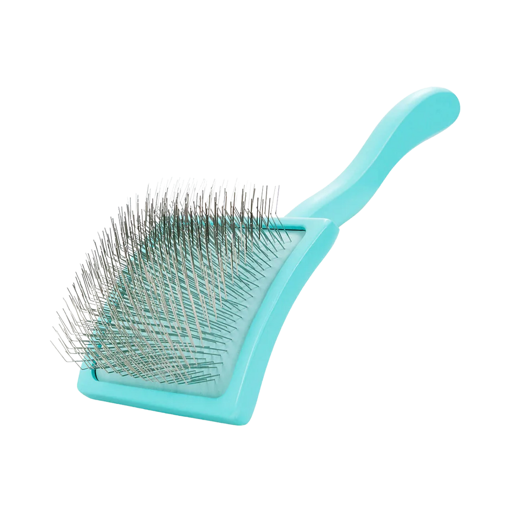 Large Home Care Big G Teal Slicker Brush by Chris Christensen