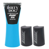Dirty Dog Cordless 2 Speed Clipper Blue with Two Batteries by Laube