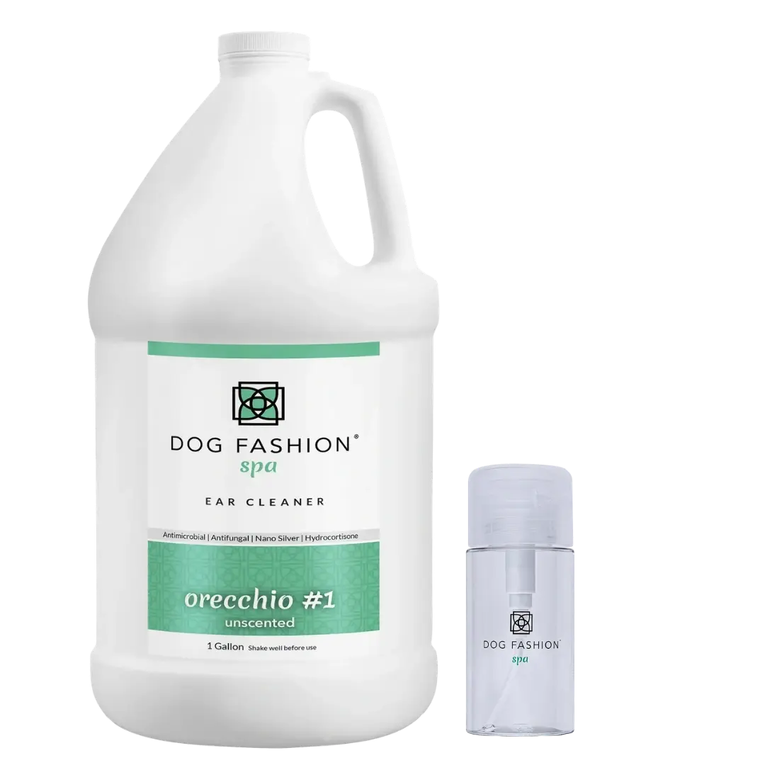 dog-fashion-spa-orecchio-1-unscented-ear-cleaner-gallon-with-ear-cleaner-bottle
