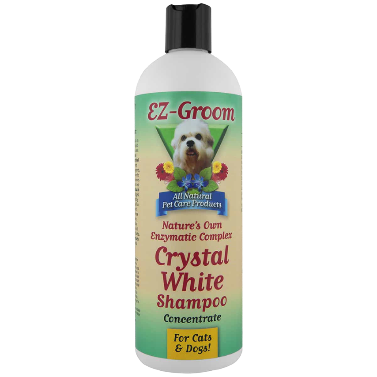 Crystal White Whitening Shampoo 16oz by EZ-Groom