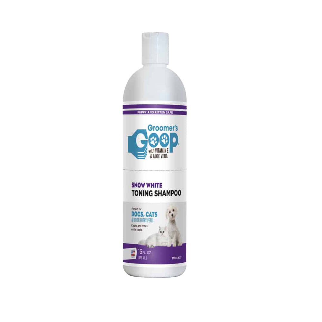 Snow White Toner Shampoo 16oz by Groomer's Goop