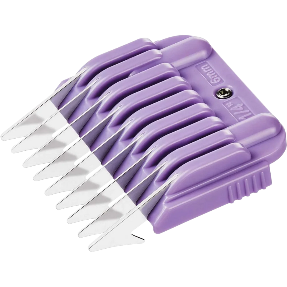 Snap-on Stainless Steel Comb 6mm by Heiniger