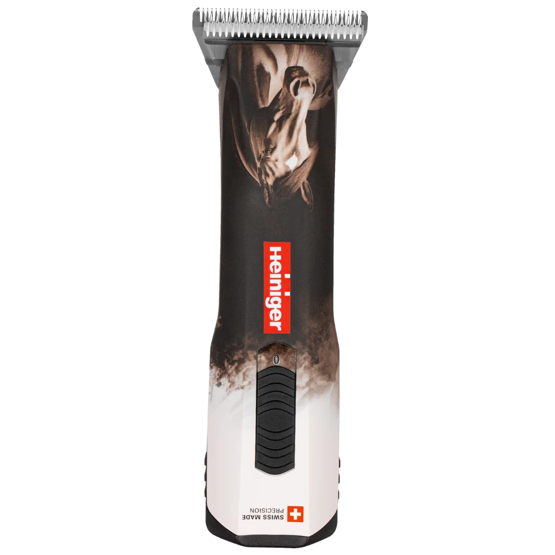 Opal Horse Design Cordless Clipper with Two Batteries by Heiniger