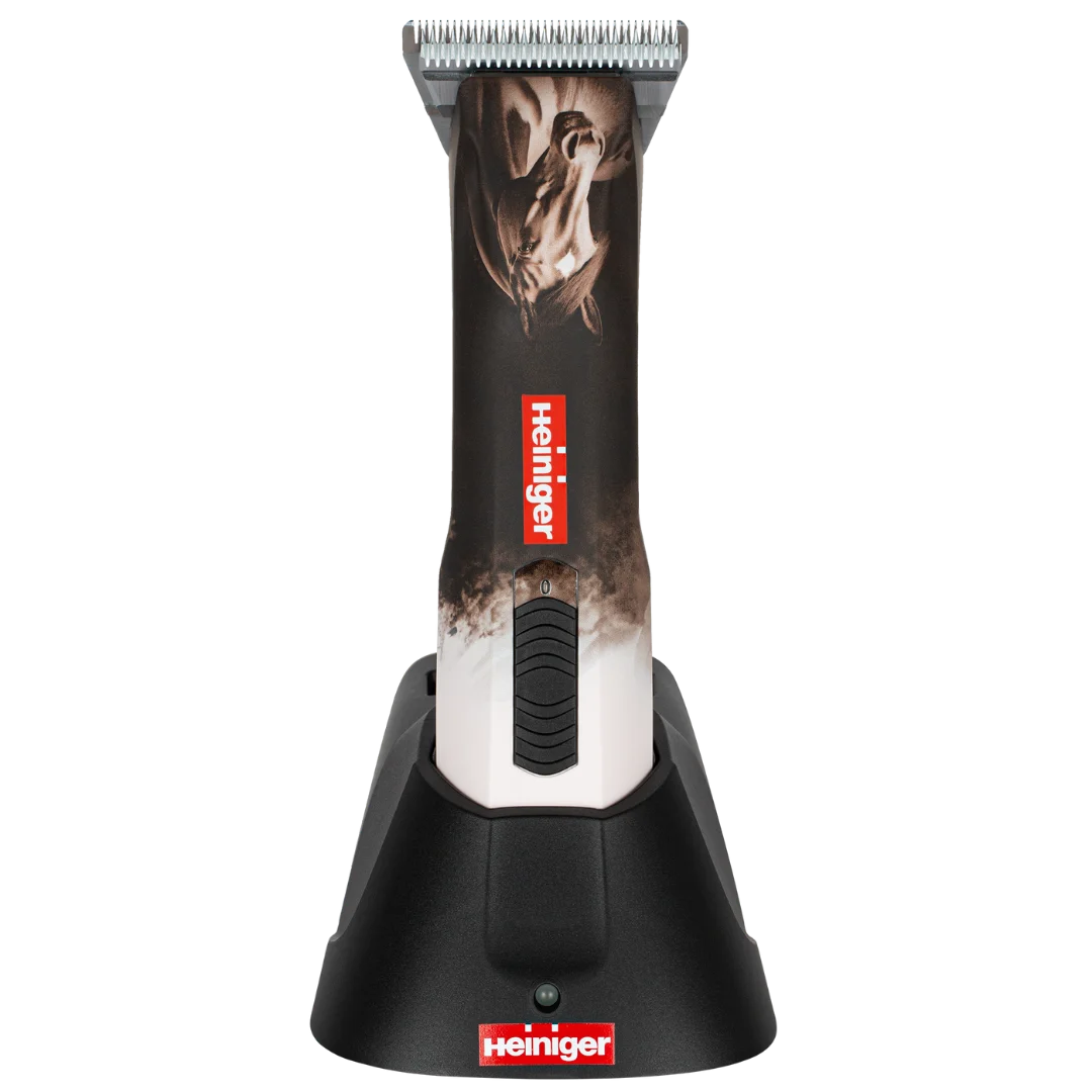 Opal Horse Design Cordless Clipper with Two Batteries by Heiniger