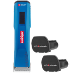 Blue Saphir Cordless Clipper with Two Batteries by Heiniger