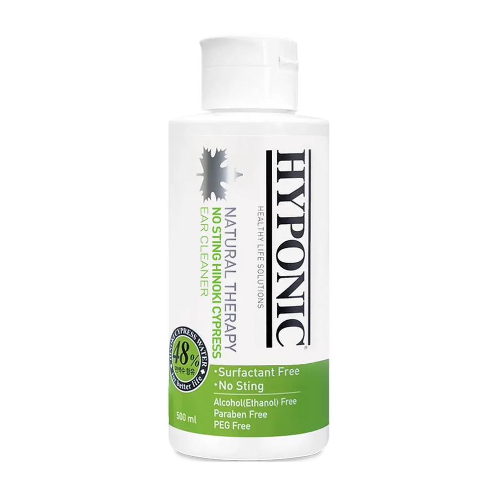 No Sting Hinoki Cypress Ear Cleaner for all dogs 500ml by Hyponic