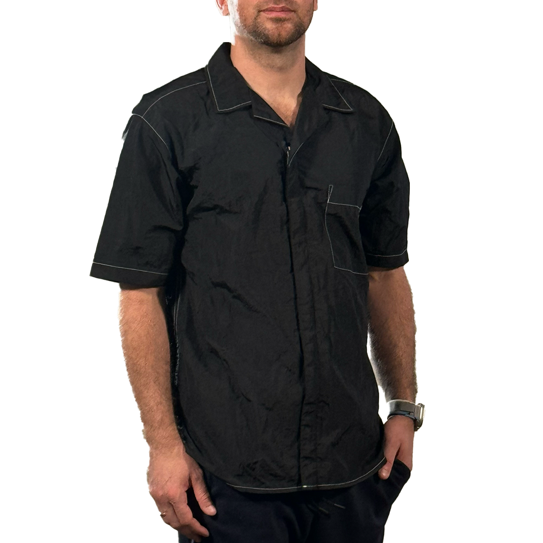 Black Unisex Shirt by Jim Jump