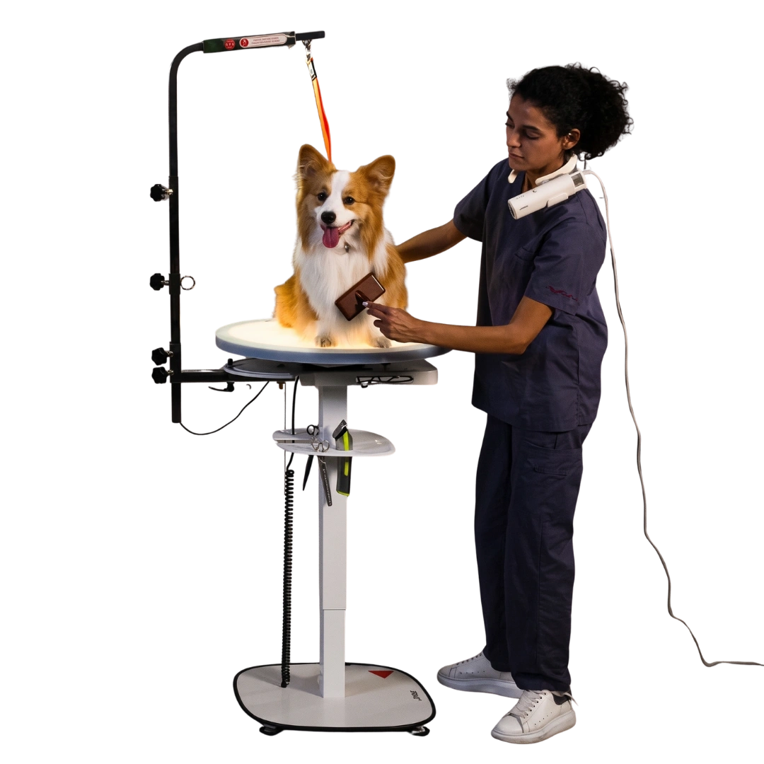 jirpet-radiant360-rotating-360-electric-grooming-table-with-led-light